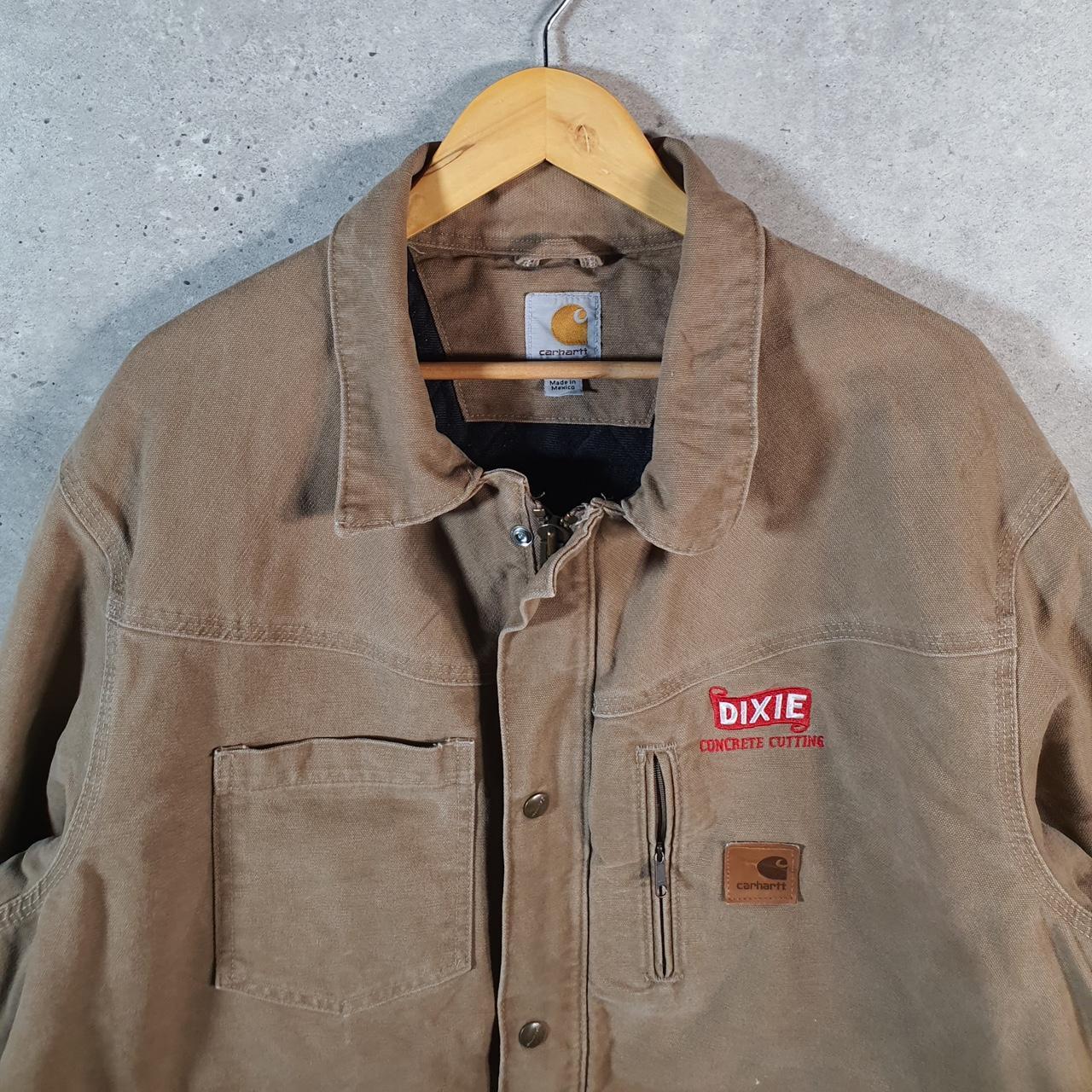 Vintage Carhartt Duck Rancher Quilted Jacket Men’s XL Brown Workwear USA G2103