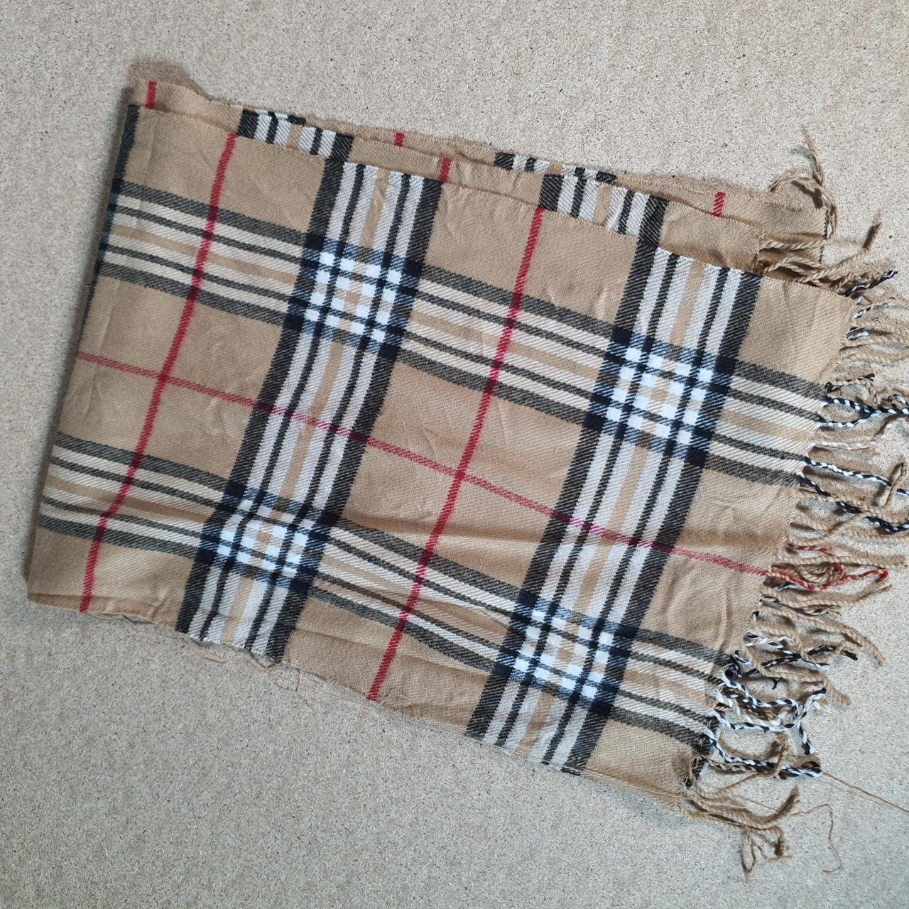 Cashmere Tartan Nova Check Checkered Scarf