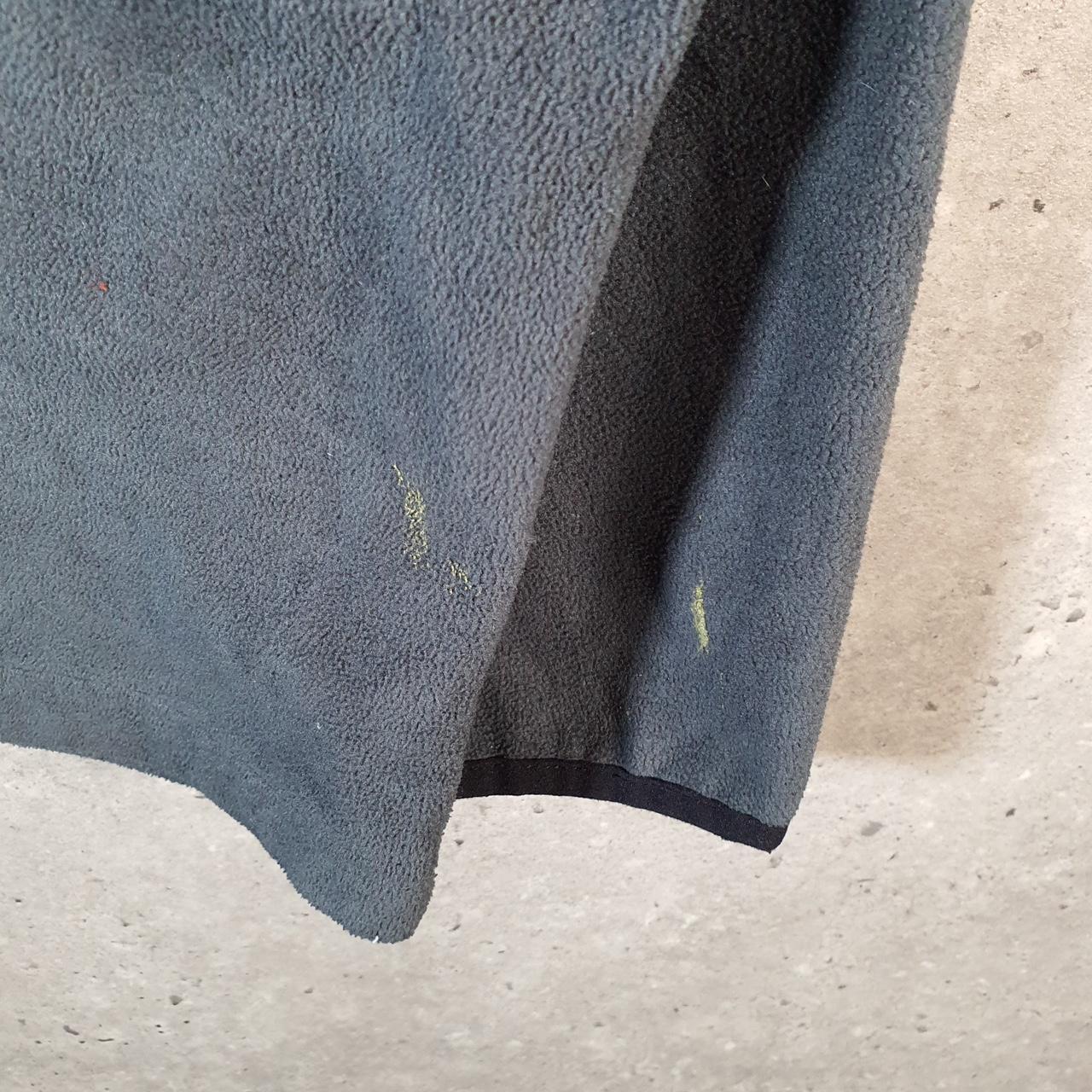 Vintage Starter Fleece Sweatshirt Jacket Mens Large Grey 1/4 Zip Embroidered Logo