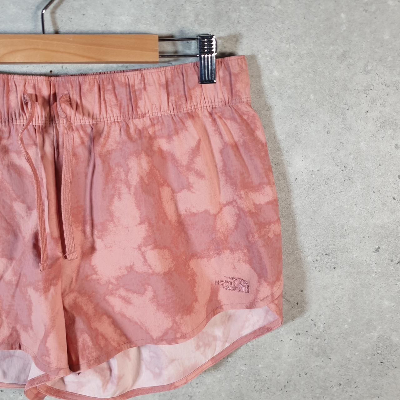 Vintage The North Face TNF Shorts Jorts Chino Cargo Womens Large Pink Baggy Cotton