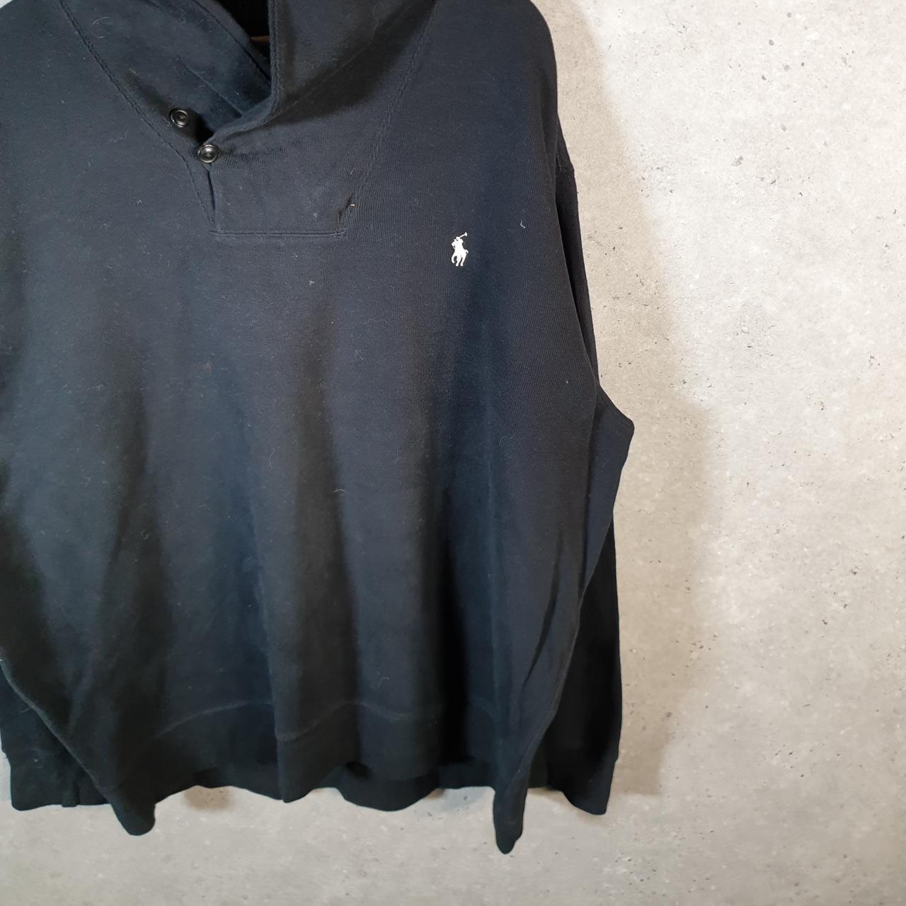 Vintage Ralph Lauren Polo 1/4 Button Sweatshirt Men’s  XL Tall Cotton Pullover Pony
