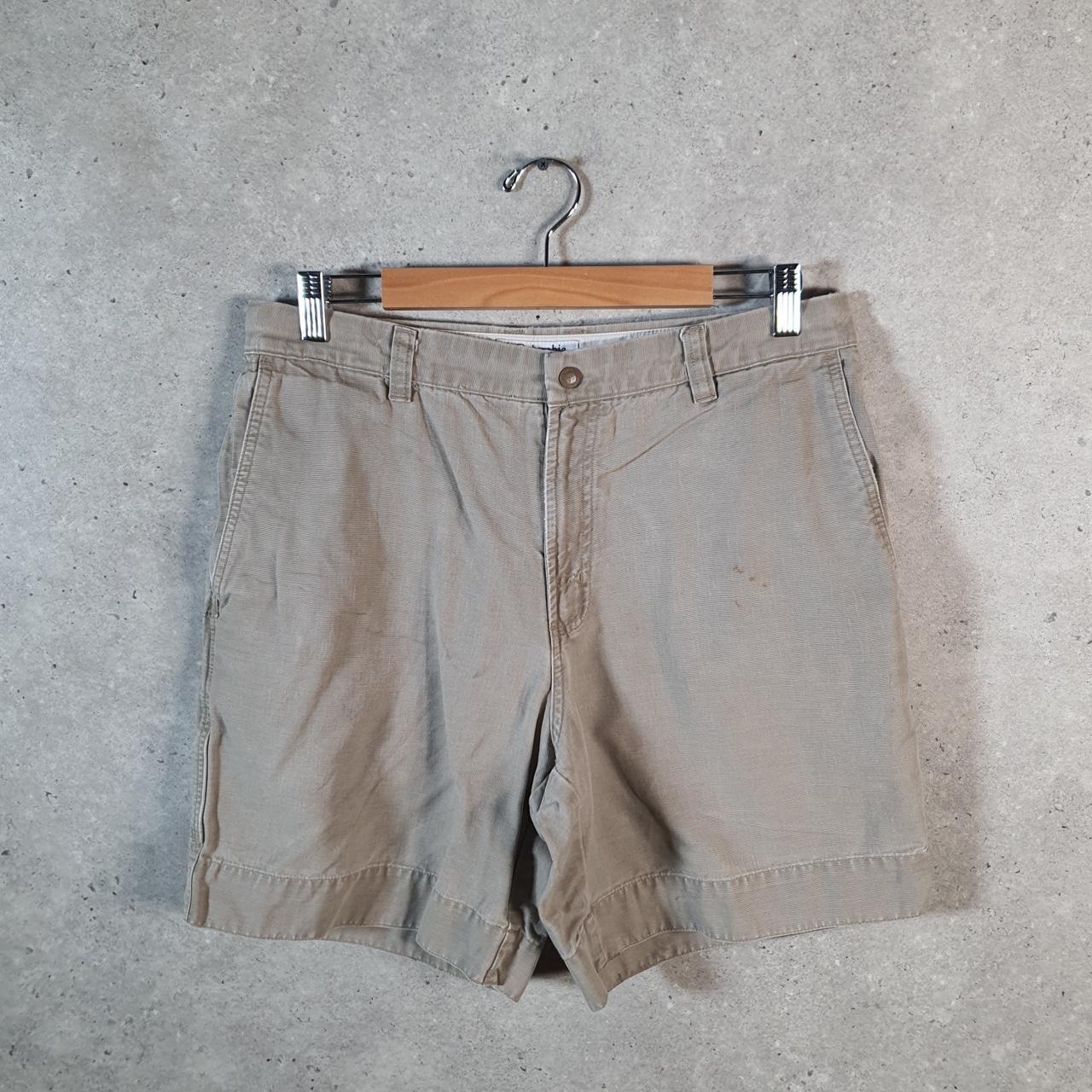 Vintage Columbia Carpenter Shorts Jorts Cargo Men’s W34 Grey Athletic Hiking Baggy A4459