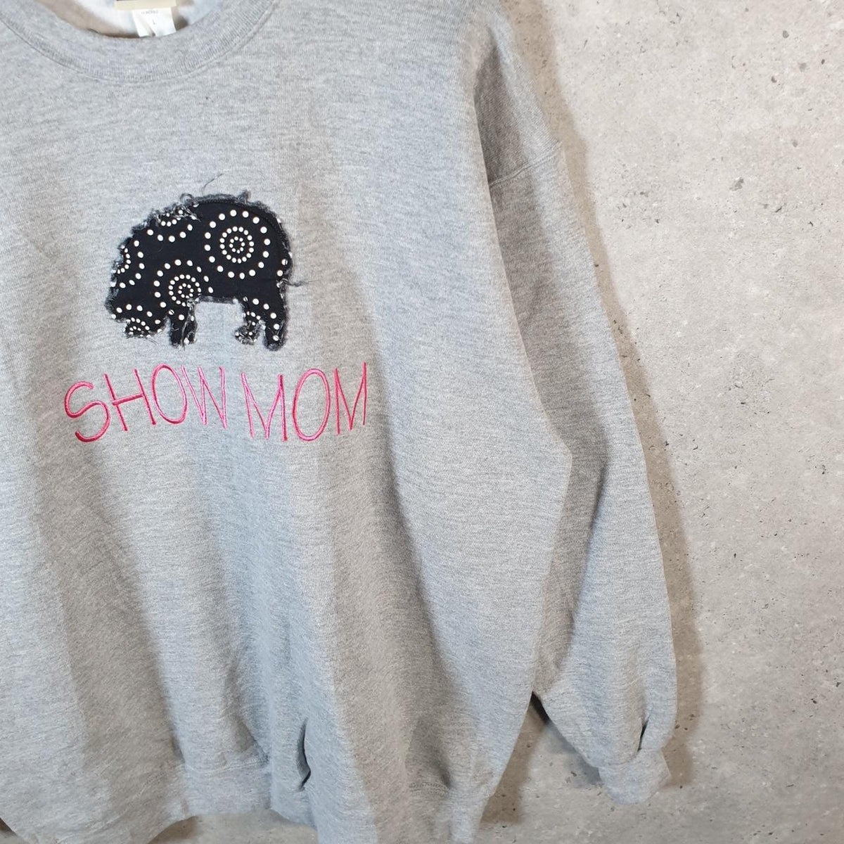 Vintage Lee Heavyweight Sweatshirt Men’s Large Grey USA Pullover Show Mom