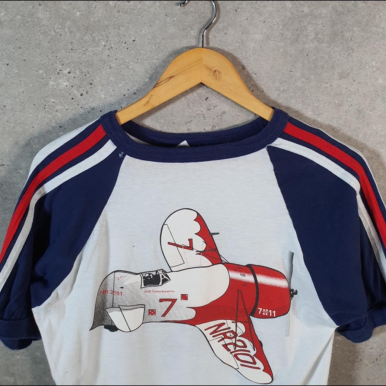 Vintage Gulf Coast Avionics Aeroplane 90s USA Single Stitch T Shirt Men’s Small White