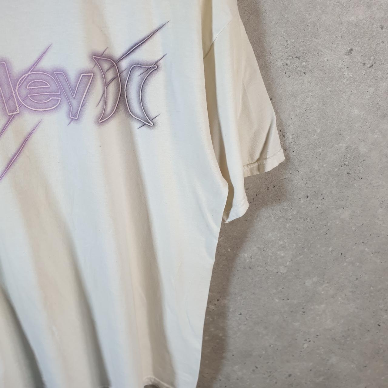 Vintage Hurley Graphic T Shirt Men’s Large White Casual Sports Logo Athletic
