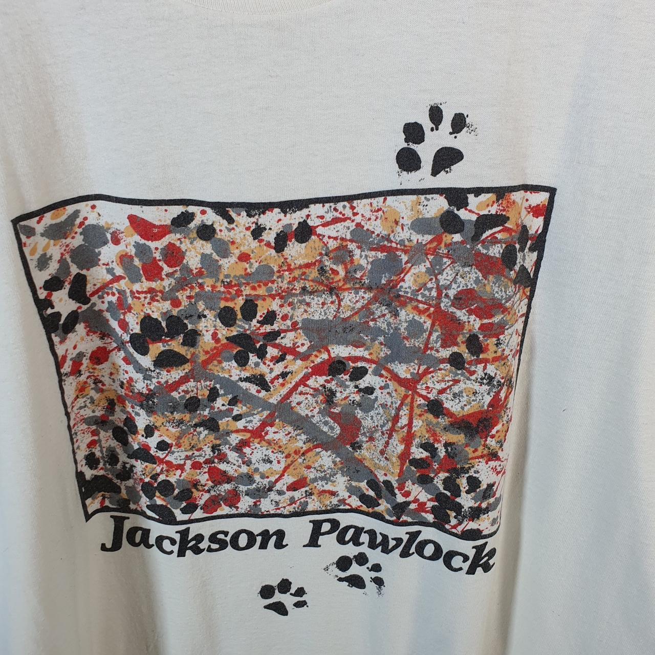 Vintage Stedman Jackson Pawlock 90s USA Single Stitch T Shirt Men’s Large White