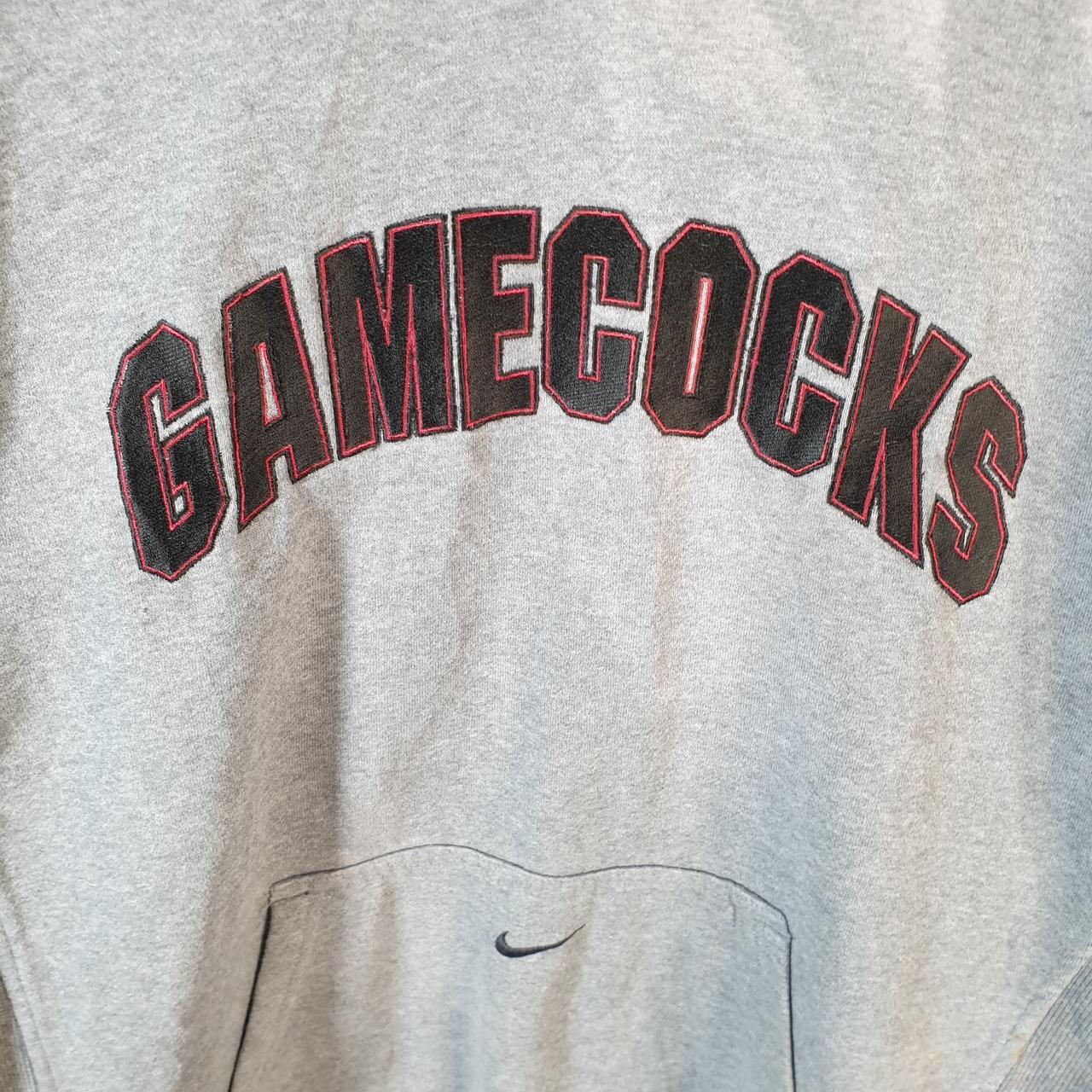 Vintage Nike Team Gamecocks Embroidered Sweatshirt Men’s Small Grey Swoosh Y2K Logo