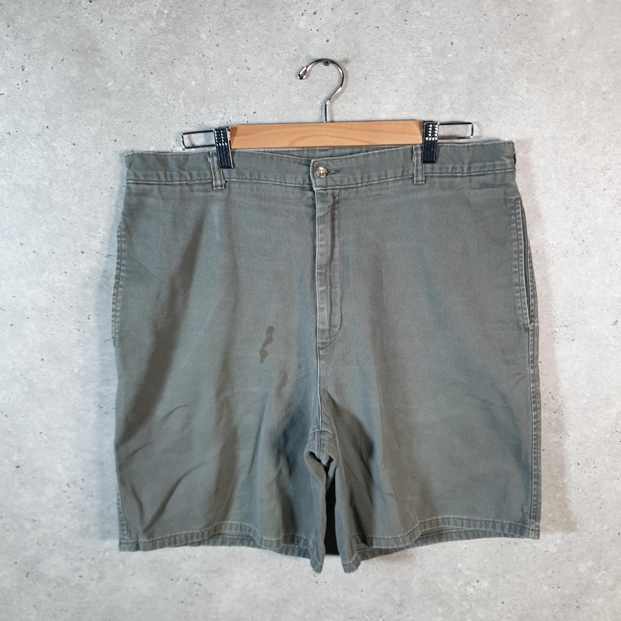 Vintage Carhartt Baggy Carpenter Shorts Jorts Cargo Men’s W36 Khaki Green Original Fit Workwear