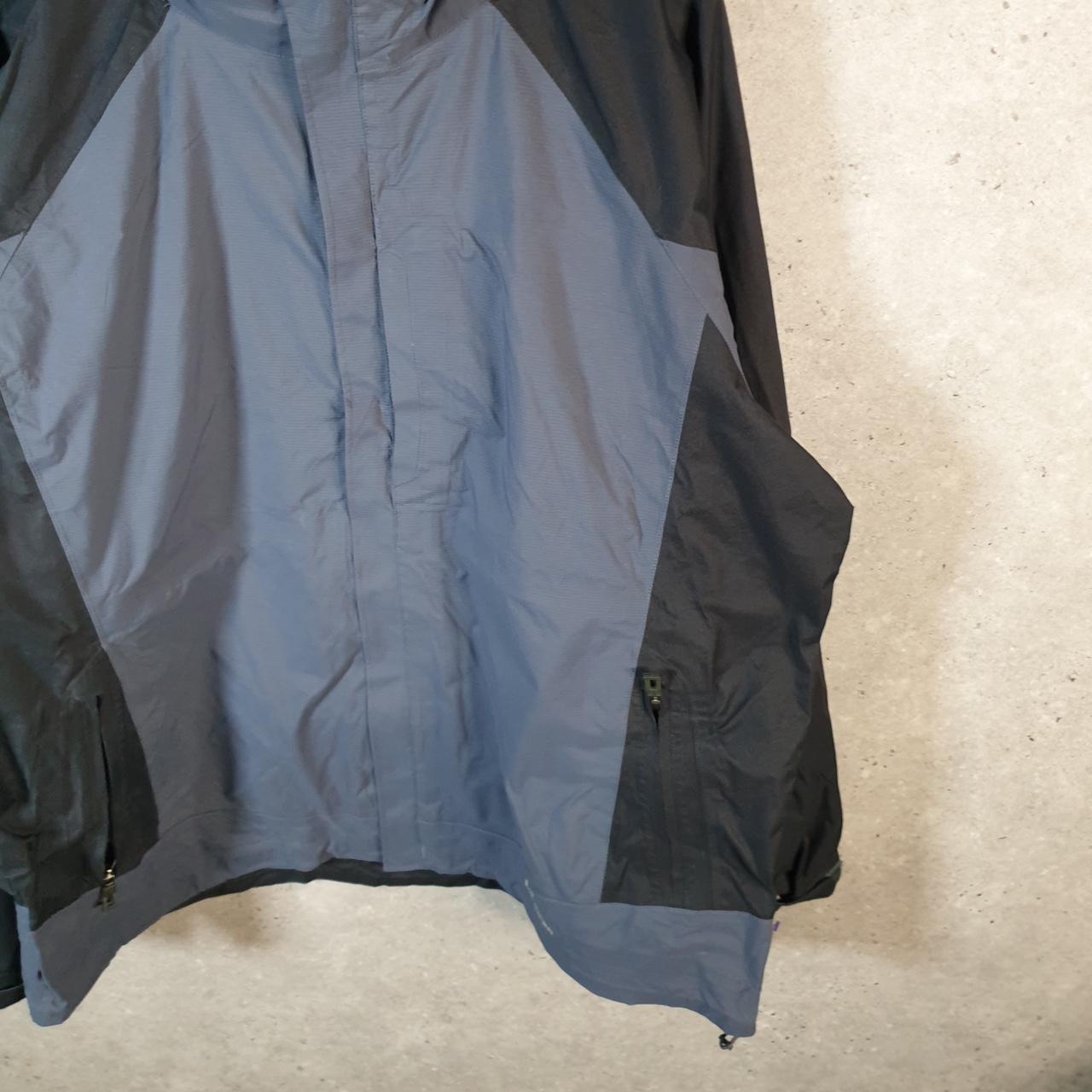 Vintage L.L. Bean Outdoors Nylon Jacket Mens XL Grey Waterproof Hooded