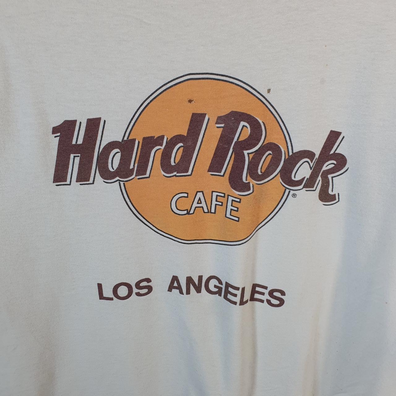 Vintage Hard Rock Cafe Los Angeles 90s USA Single Stitch T Shirt Men’s Large White