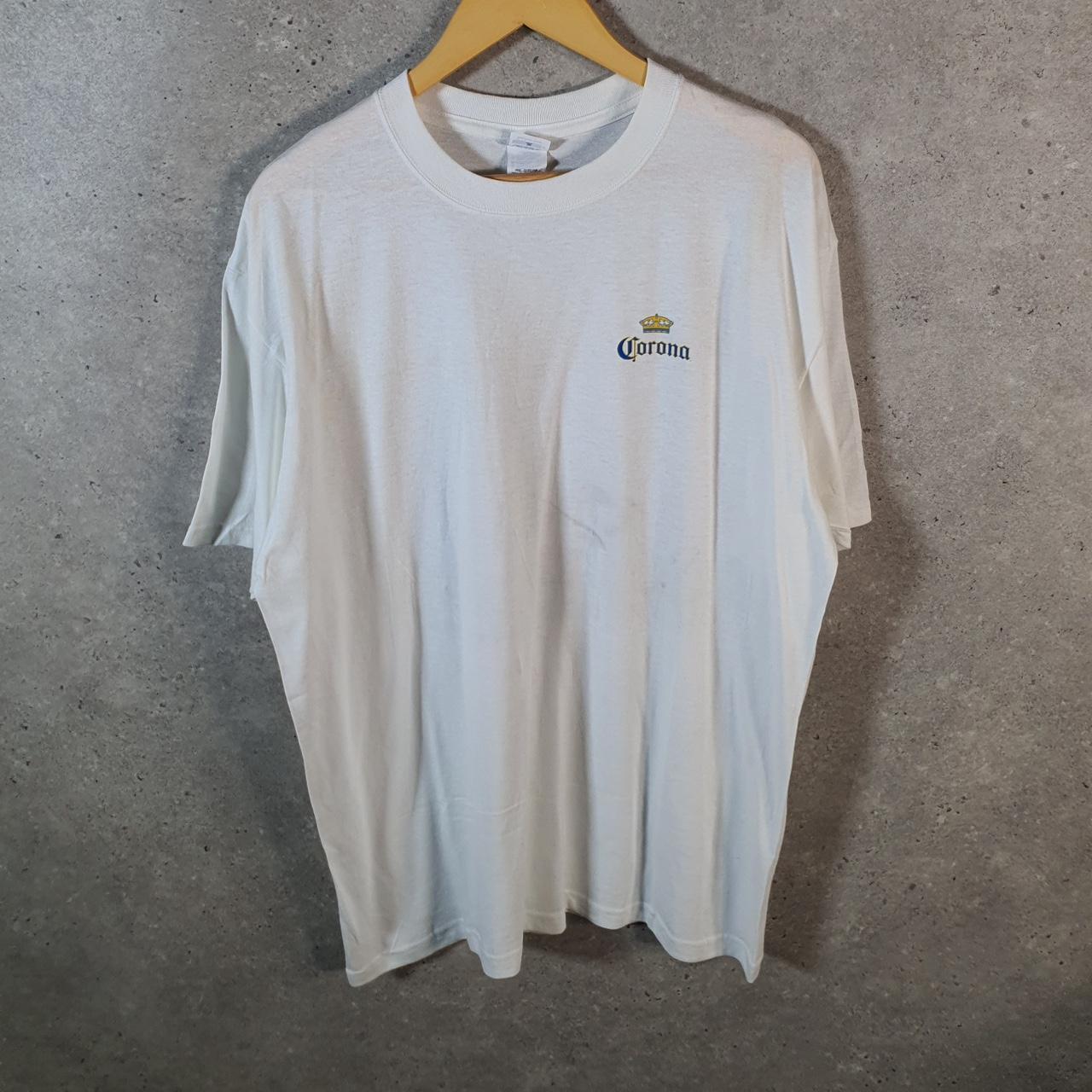 Vintage Anvil Kick Back Graphic USA 90s USA Single Stitch T Shirt Men’s XL White