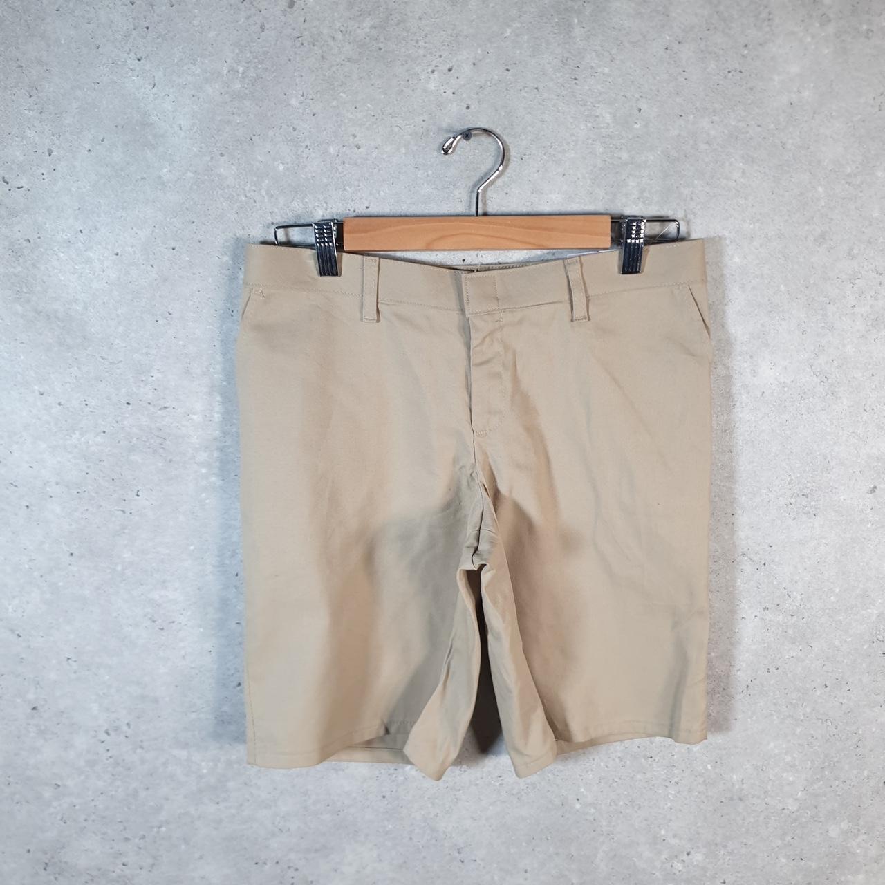 Vintage Dickies Baggy Chino Shorts Jorts Cargo Womens W30 Brown Classic Fit