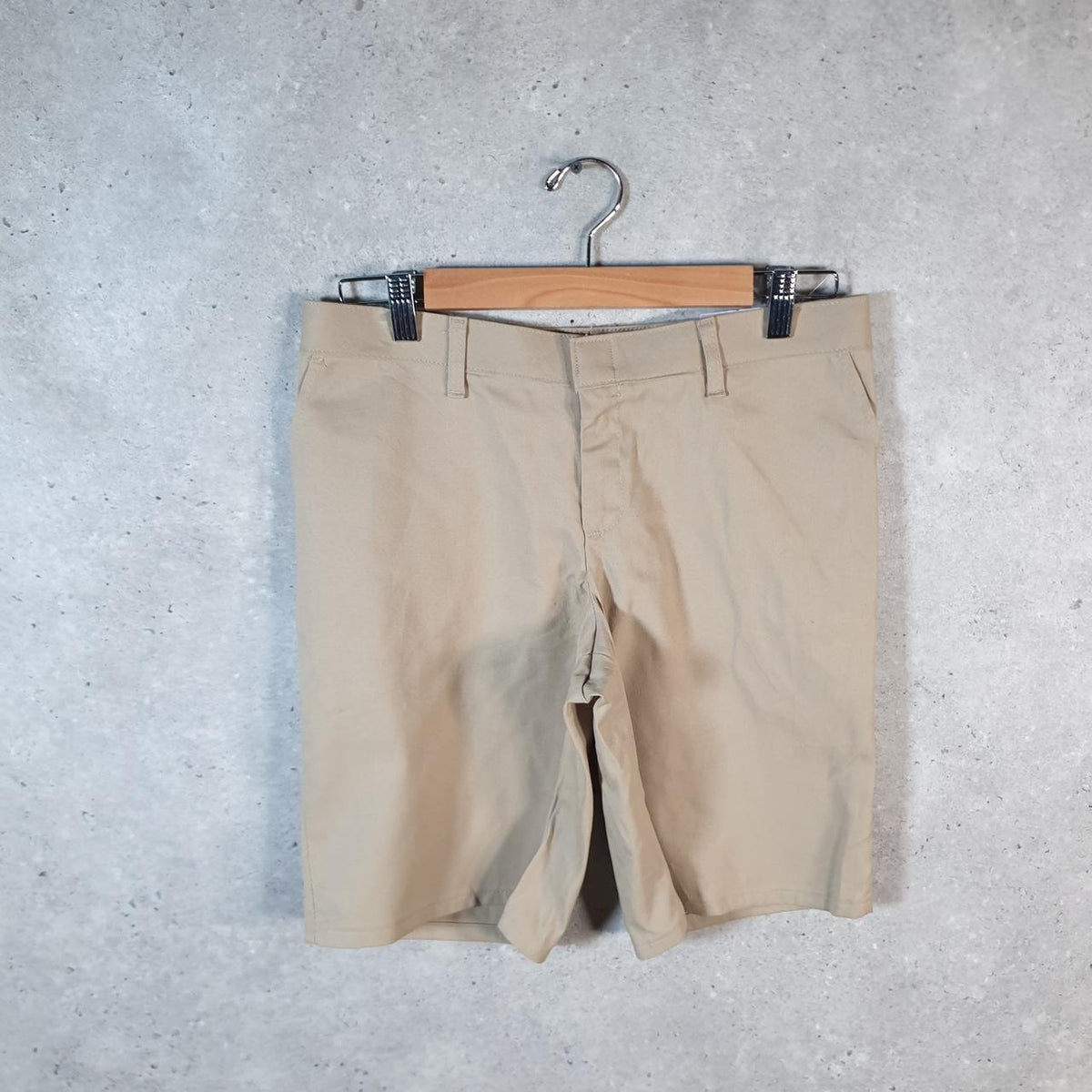 Vintage Dickies Baggy Chino Shorts Jorts Cargo Womens W30 Brown Classic Fit