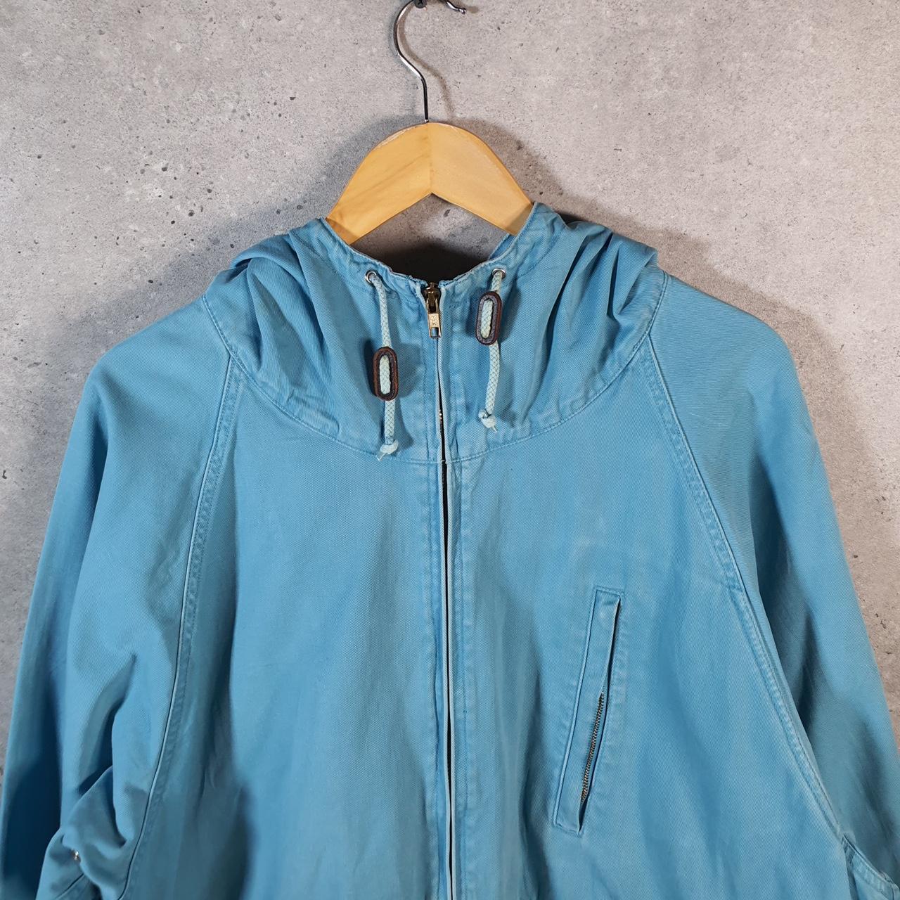 Vintage Ralph Lauren Polo Hooded Bomber Jacket Men’s Large Blue Pony Full Zip Big Fish Vintage