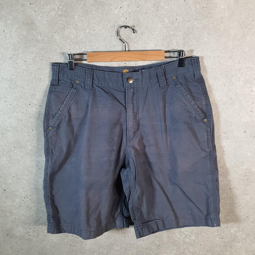 Vintage Carhartt Baggy Carpenter Shorts Jorts Cargo Men’s W36 Grey Relaxed Fit Workwear A4873