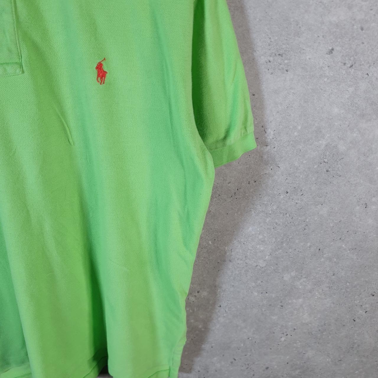 Vintage Ralph Lauren Polo Shirt Men’s Medium Green Classic Fit Embroidered Pony