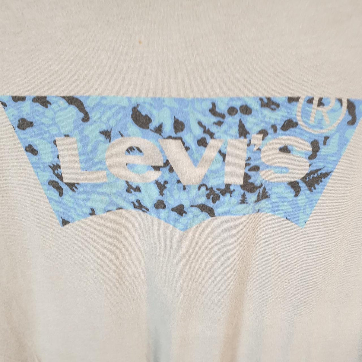 Vintage Levis Spellout T Shirt Shirt Men’s Medium Grey Logo Athletic Casual