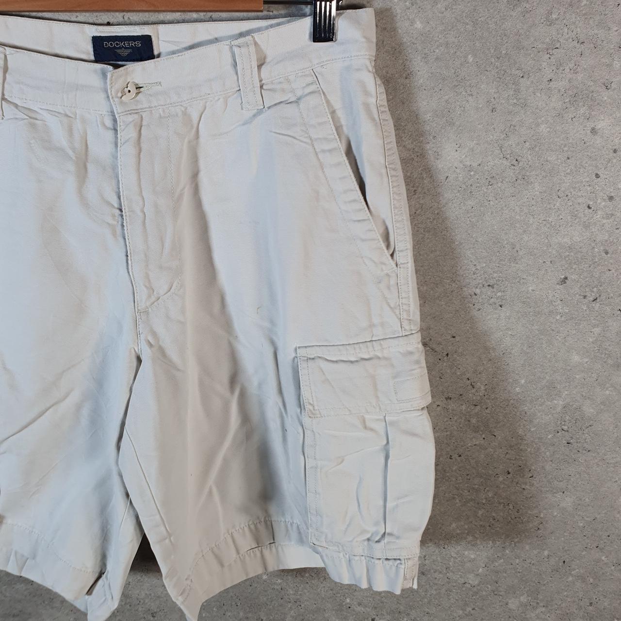 Vintage Dockers Chino Shorts Jorts Cargo Men’s W32 Brown Baggy Cotton