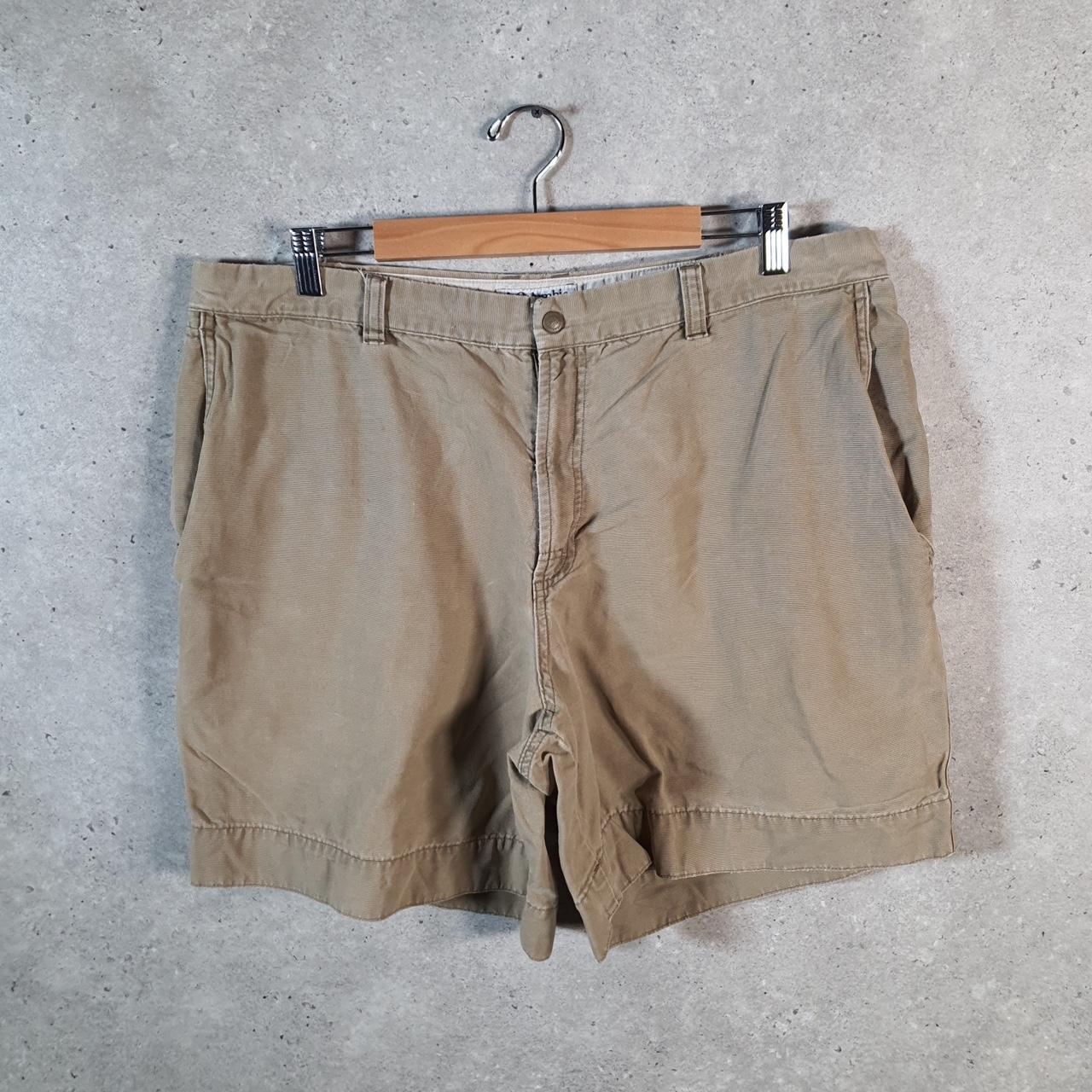 Vintage Columbia Carpenter Shorts Jorts Cargo Men’s W40 Brown Athletic Hiking Baggy A4438