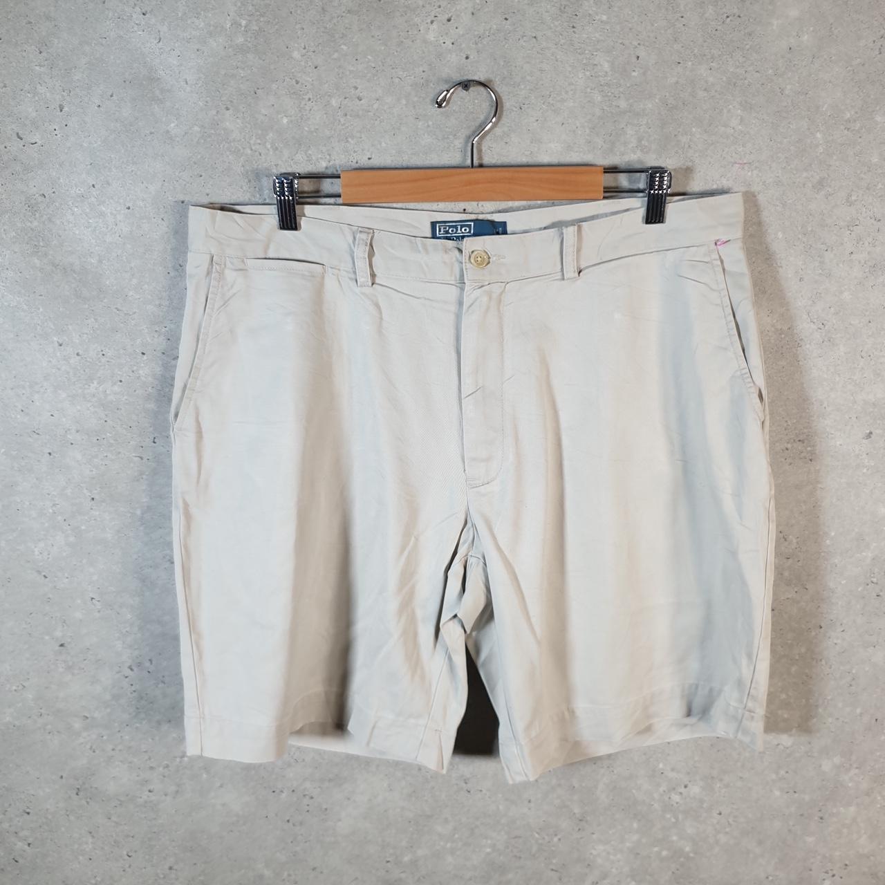 Vintage Ralph Lauren Polo Shorts Jorts Chino Cargo Men’s W38 Brown Baggy Cotton
