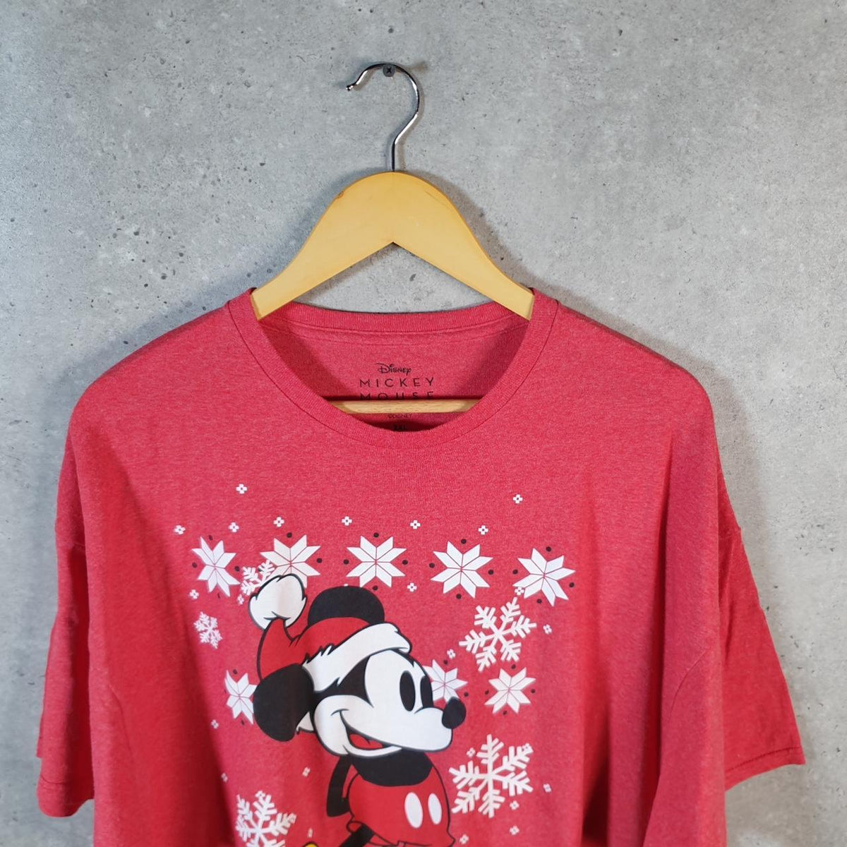 Vintage Disney Land Mickey Mouse T Shirt Shirt Men’s  2XL Pink Graphic Cartoon C9919