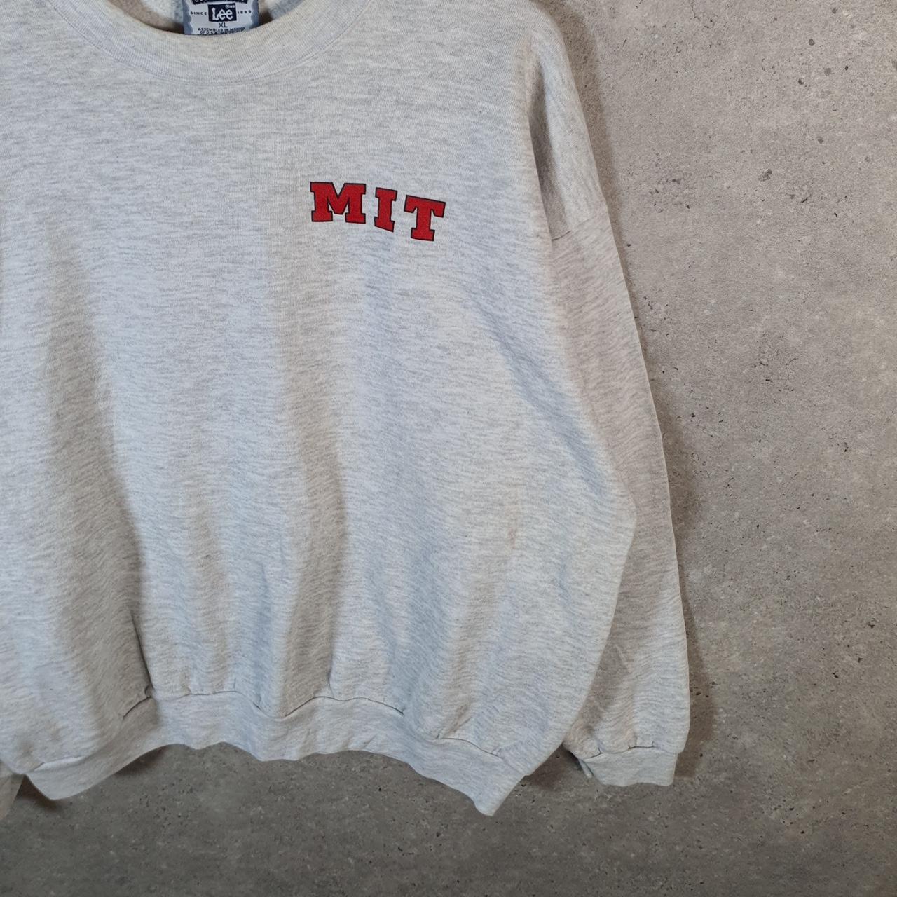 Vintage Lee Cotton Blend Sweatshirt Men’s XL Grey USA MIT Pullover