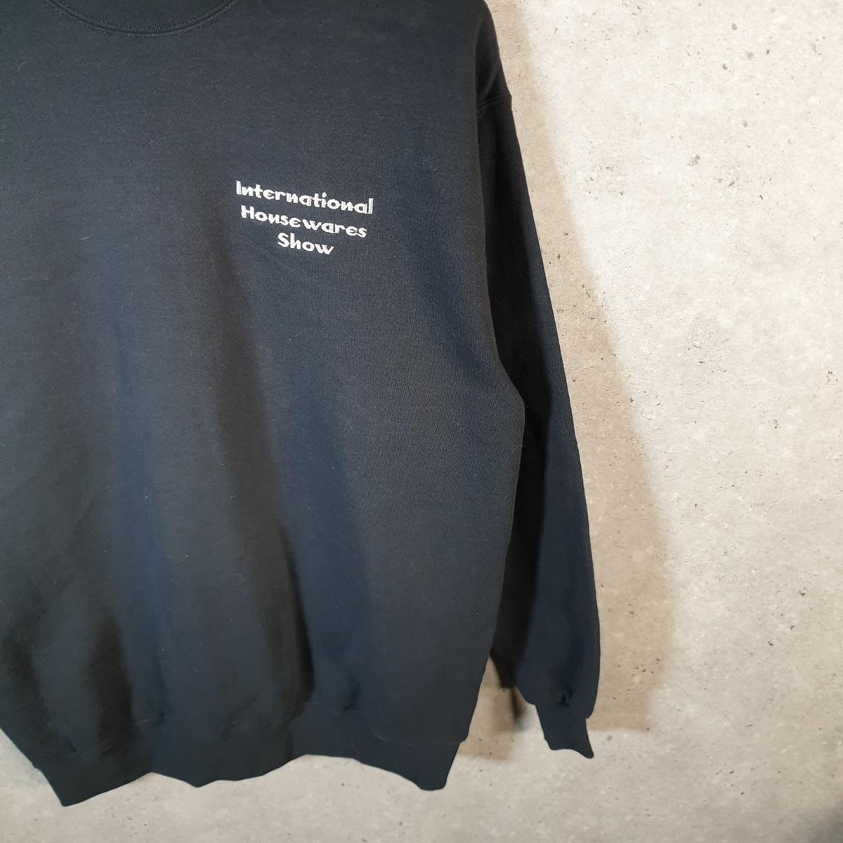 Vintage Lee Heavyweight Sweatshirt Men’s L Black USA International Housewares Show