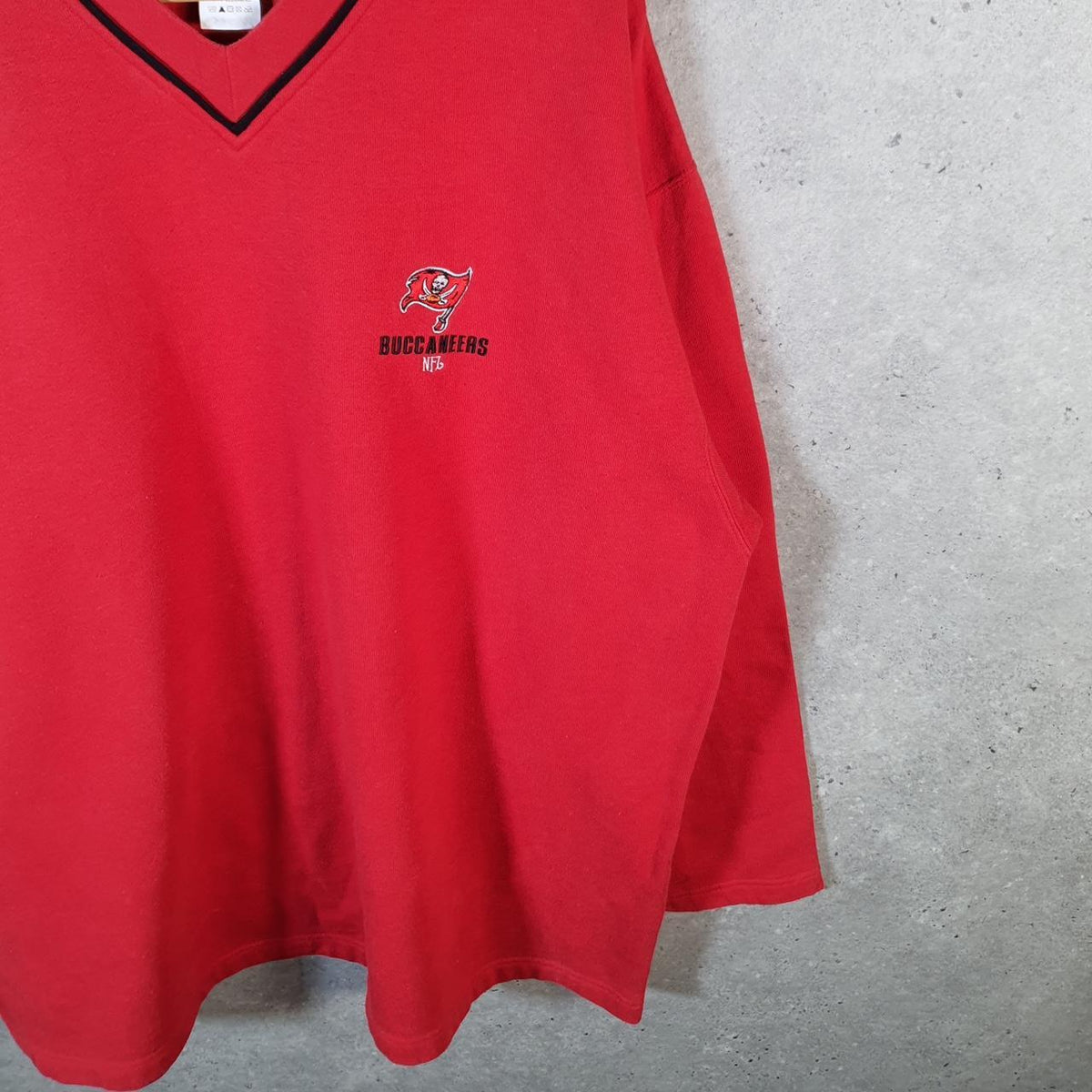 Vintage NFL Tampa Bay Buccaneers Sweatshirt Mens 2XL Red Pullover USA Pro Sport