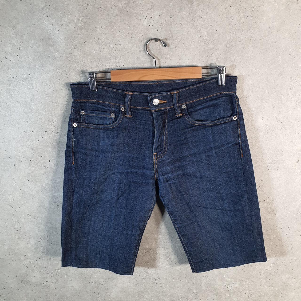 Vintage Levi’s 511 Denim Jean Shorts Jorts Cargo Men’s W31 Blue Baggy Cotton