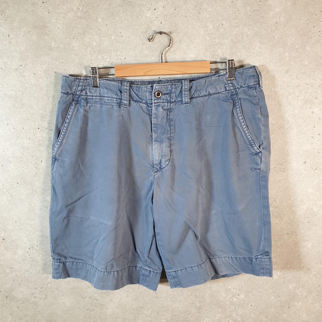 Vintage Ralph Lauren Polo Shorts Jorts Chino Cargo Men’s W36 Blue Baggy Cotton