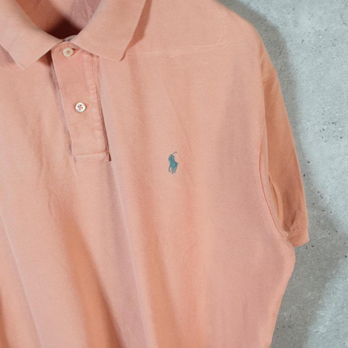 Vintage Ralph Lauren Polo Shirt Men’s Large Pink Classic Fit Embroidered Pony