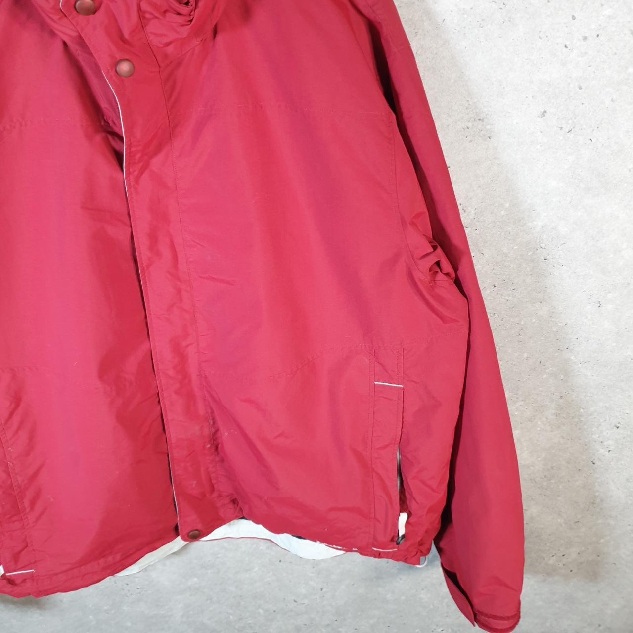Vintage L.L. Bean Outdoors Nylon Jacket Mens XL Red Waterproof Shell Coat