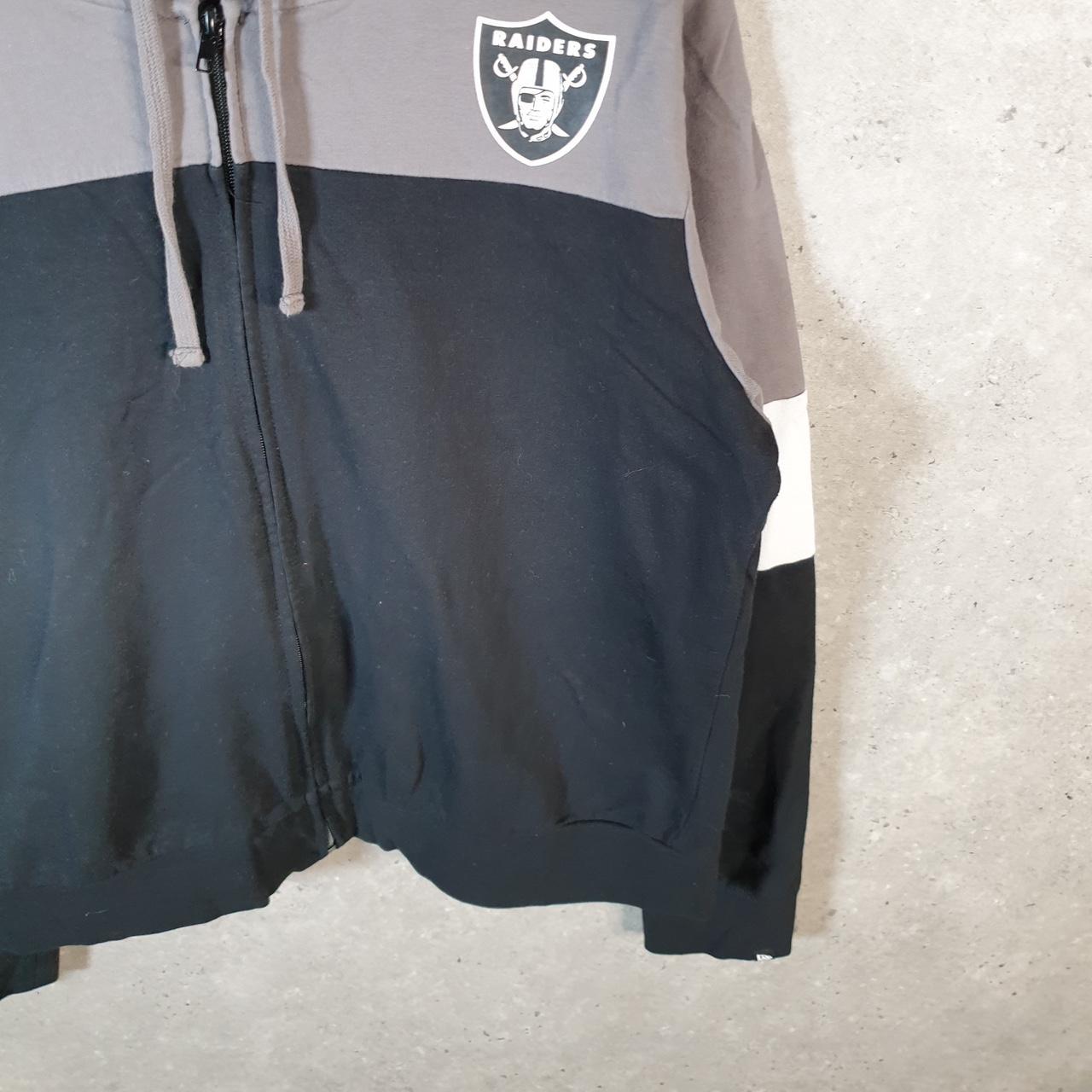 Vintage NFL Oakland Raiders Hoodie Womens XL Grey USA Pro Sport