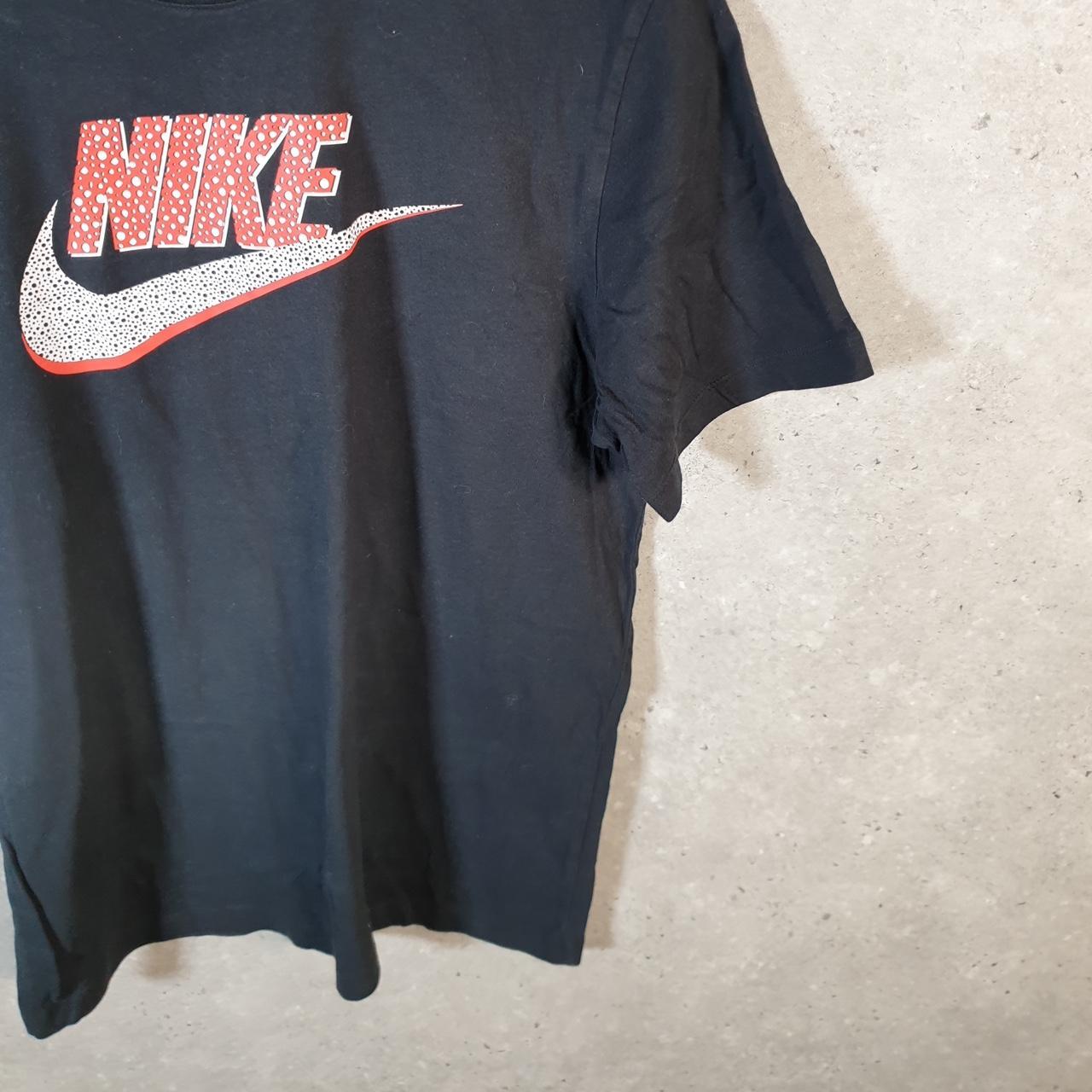 Vintage Nike Spellout Club T Shirt Men’s Medium Black Logo Swoosh Athletic