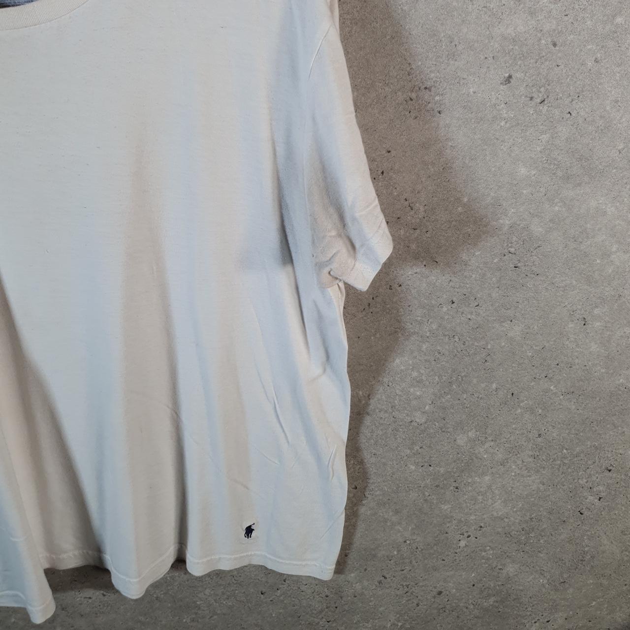 Vintage Ralph Lauren Polo Sport T Shirt Men’s Large White Classic Fit Embroidered Pony