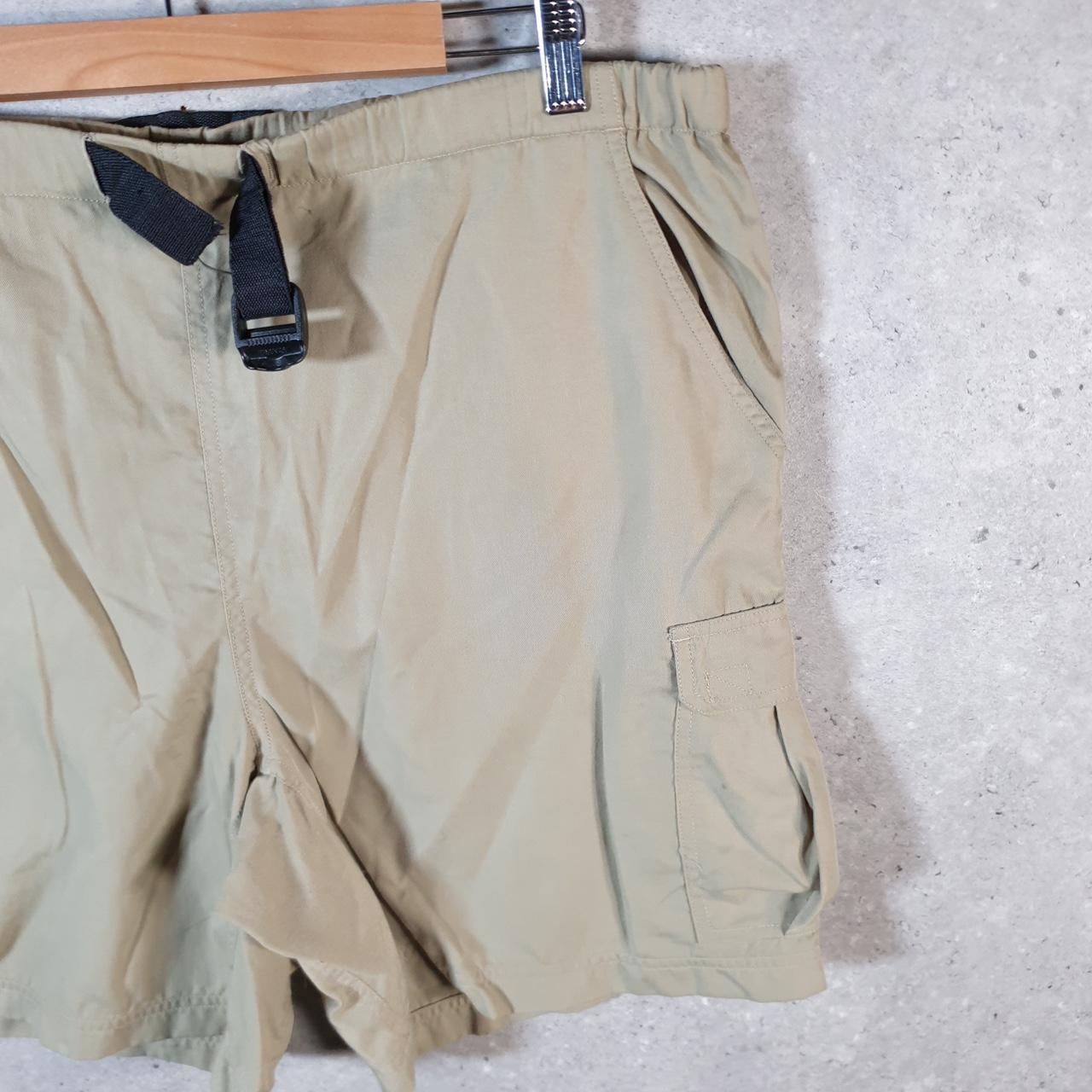 Vintage The North Face TNF Shorts Jorts Chino Cargo Womens Large Brown Baggy Cotton
