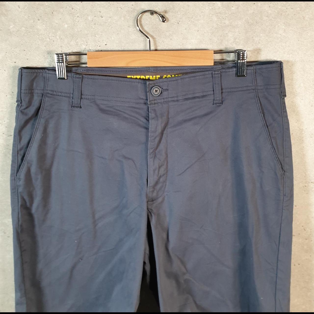 Vintage Lee Extreme Comfort Shorts Jorts Chino Cargo Men’s W38 Grey Cotton