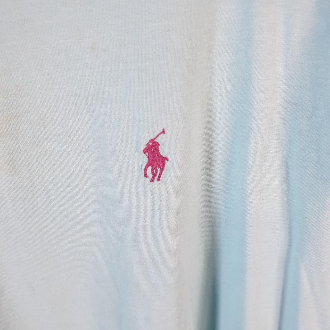 Vintage Ralph Lauren Polo Sport T Shirt Men’s Large Blue Classic Fit Embroidered Pony