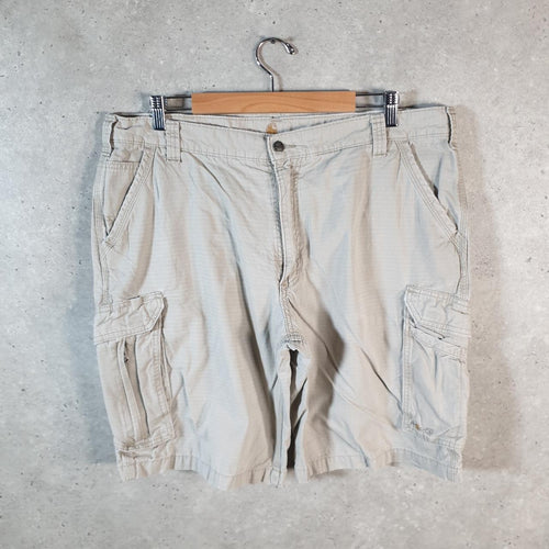 Vintage Carhartt Baggy Carpenter Shorts Jorts Cargo Men’s W40 Brown Relaxed Fit Workwear