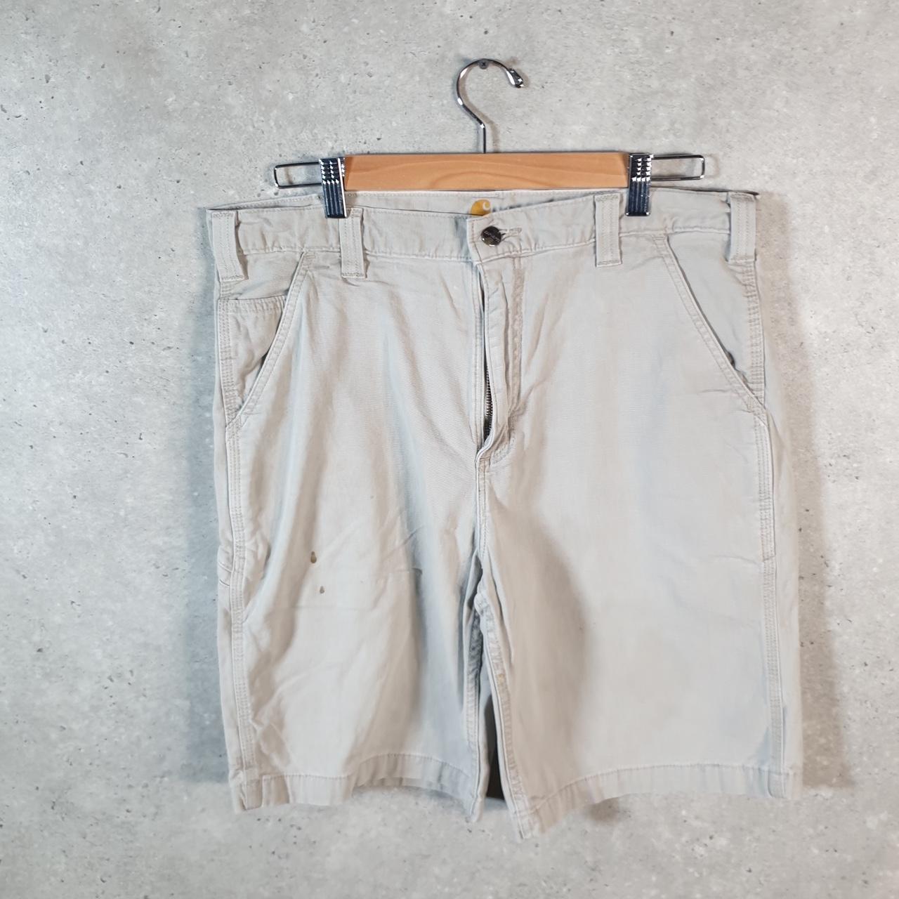 Vintage Carhartt Baggy Carpenter Shorts Jorts Cargo Men’s W36 Brown Relaxed Fit Workwear