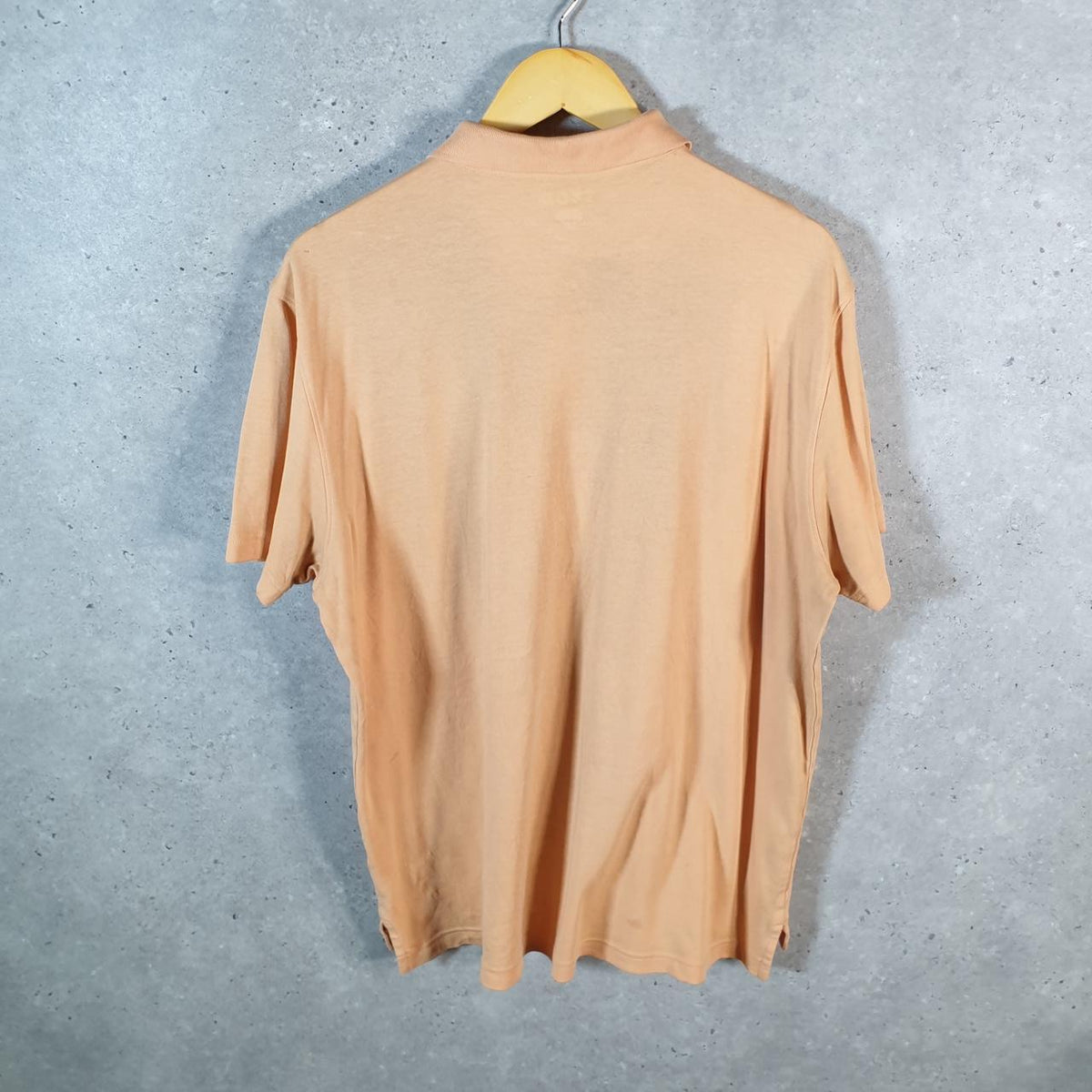Vintage Izod Polo Shirt Men’s Large Orange Slim Fit Embroidered Logo