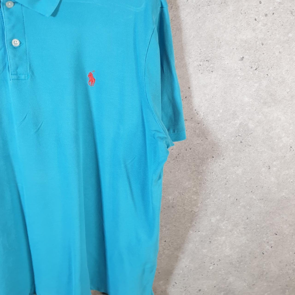Vintage Ralph Lauren Polo Golf Shirt Mens XL Blue Casual Cotton Pro Fit Pony
