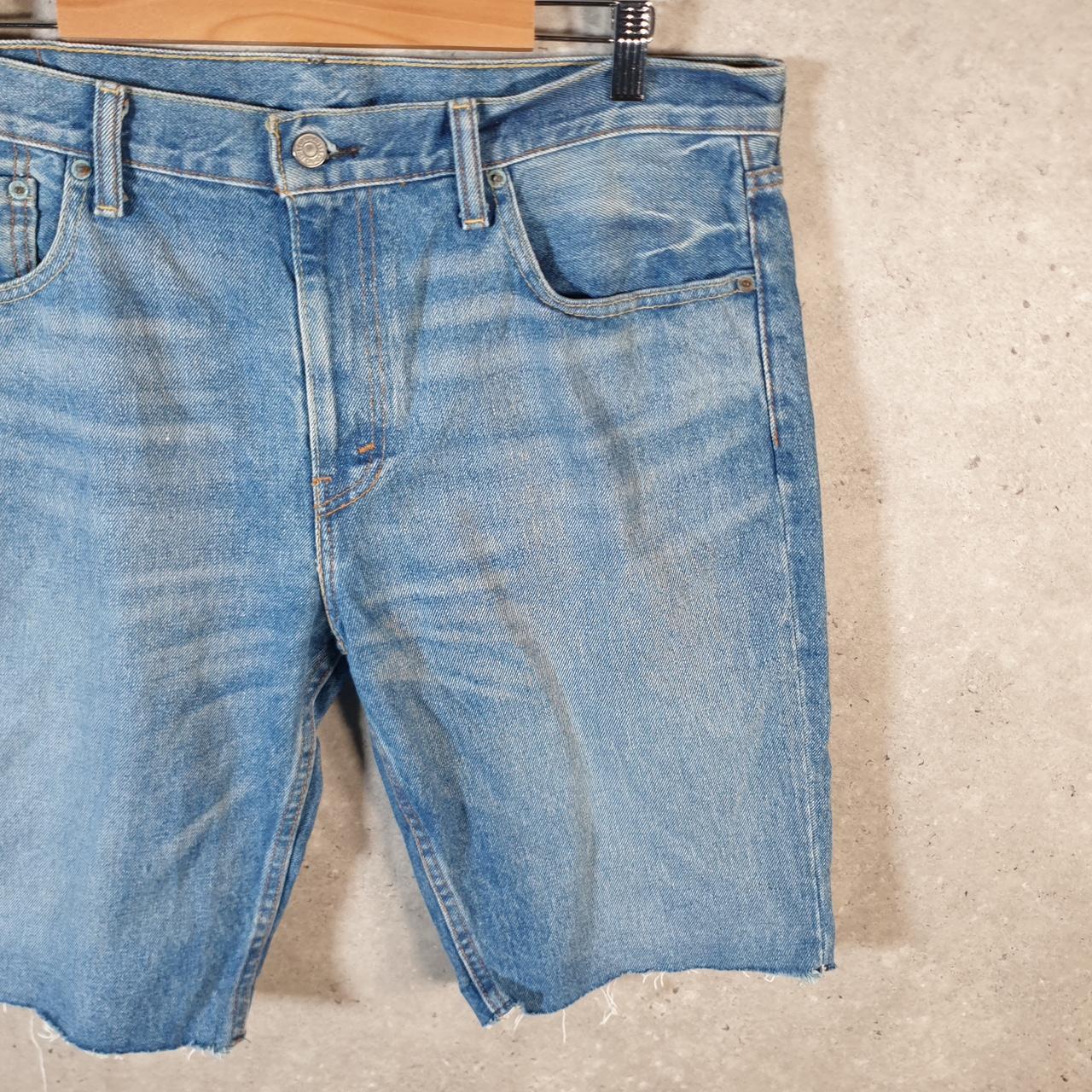 Vintage Levi’s 511 Baggy Shorts Jorts Cargo Mens W36 Blue Relaxed Denim