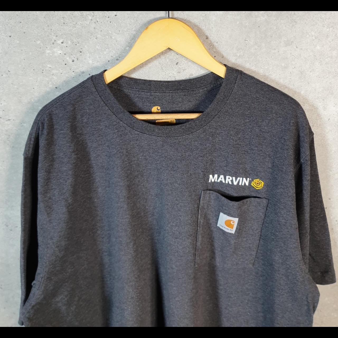 Vintage Carhartt Pocket T Shirt Men’s XL Grey Workwear Chore Utility Original Fit C9293