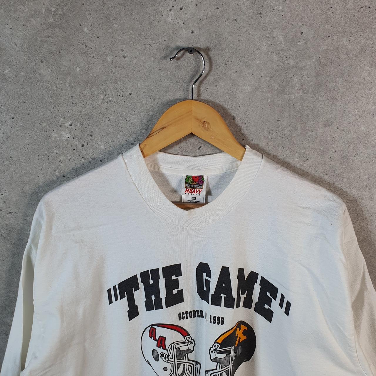 Vintage Fruit of the Loom 1996 NFL Albuquerques 90s USA Single Stitch T Shirt Men’s 2XL White Big Fish Vintage