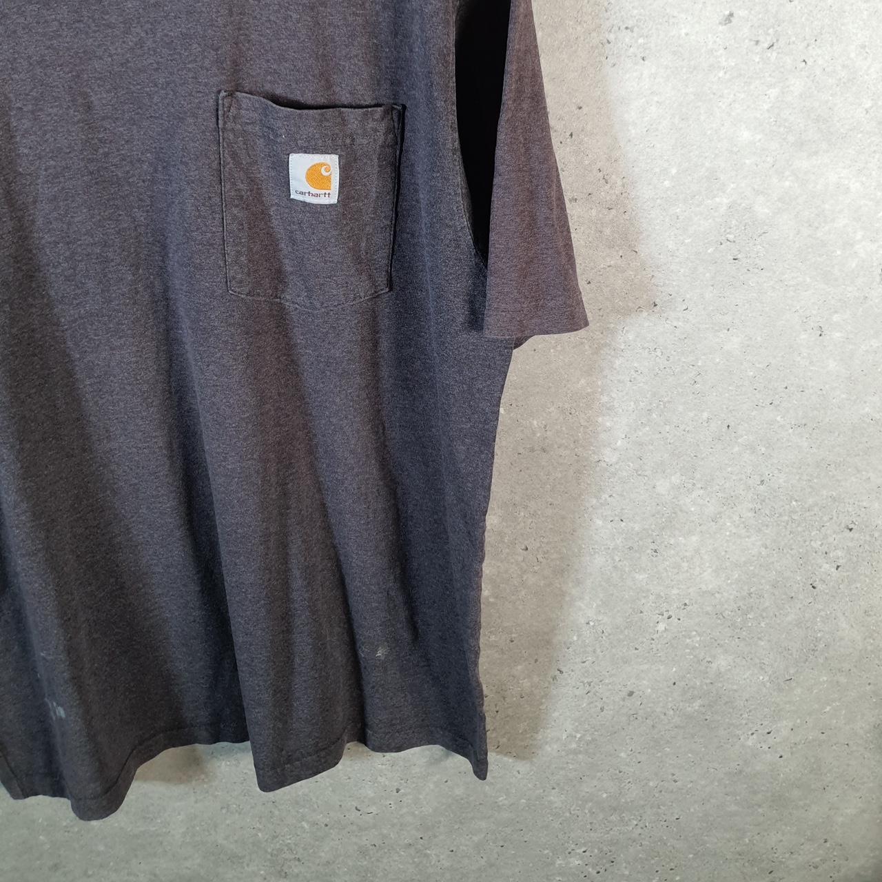 Vintage Carhartt Pocket T Shirt Men’s Large Grey Workwear Chore Utility Original Fit