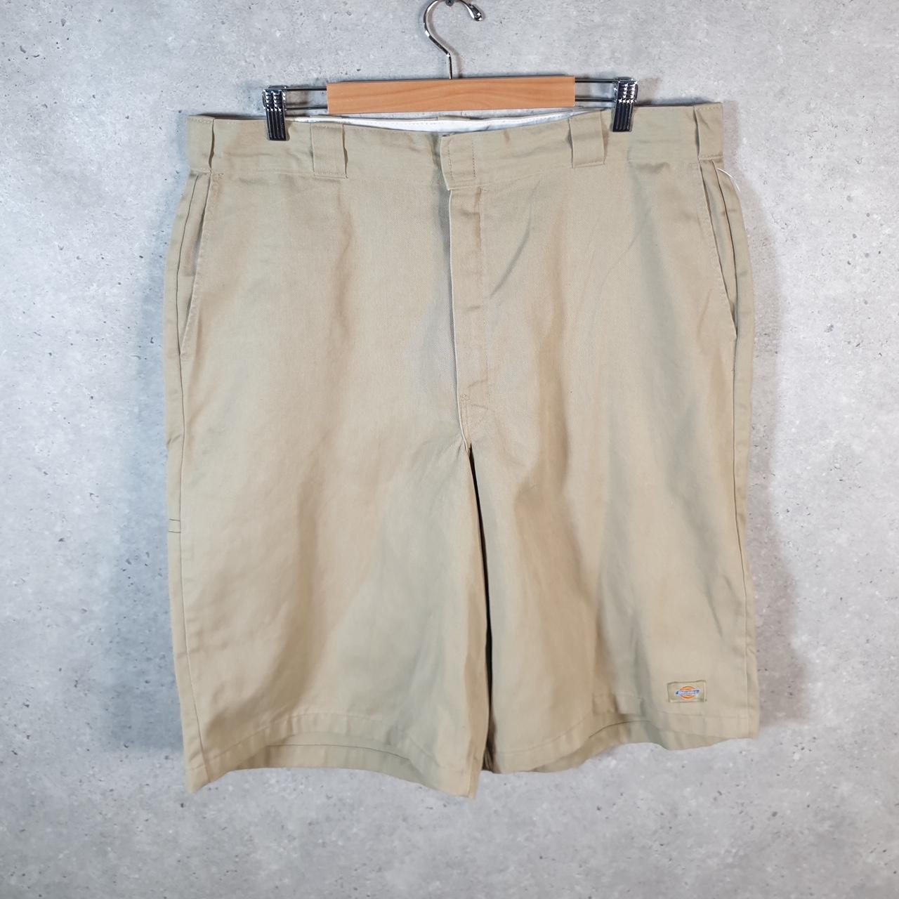 Vintage Dickies Baggy Chino Shorts Jorts Cargo Mens W40 Brown Loose Fit