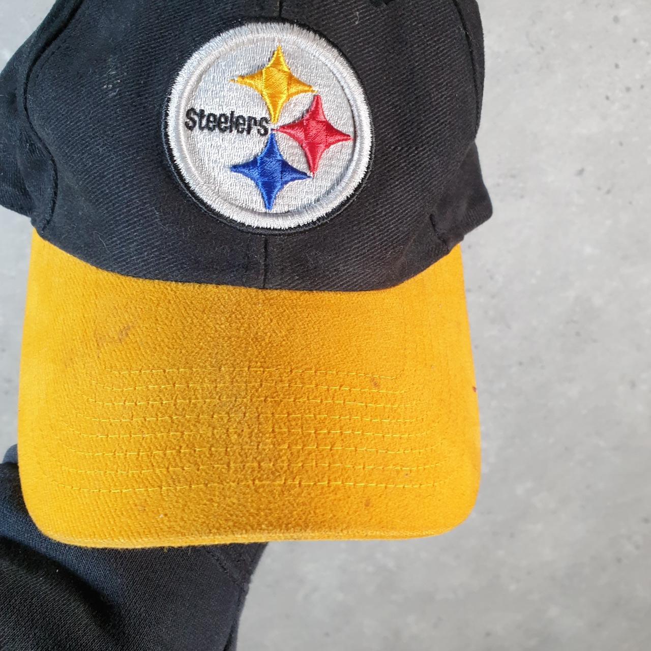 Vintage New Era NFL Reebok Pittsburgh Steeleers Cap Men’s USA Spellout Athletic C8542