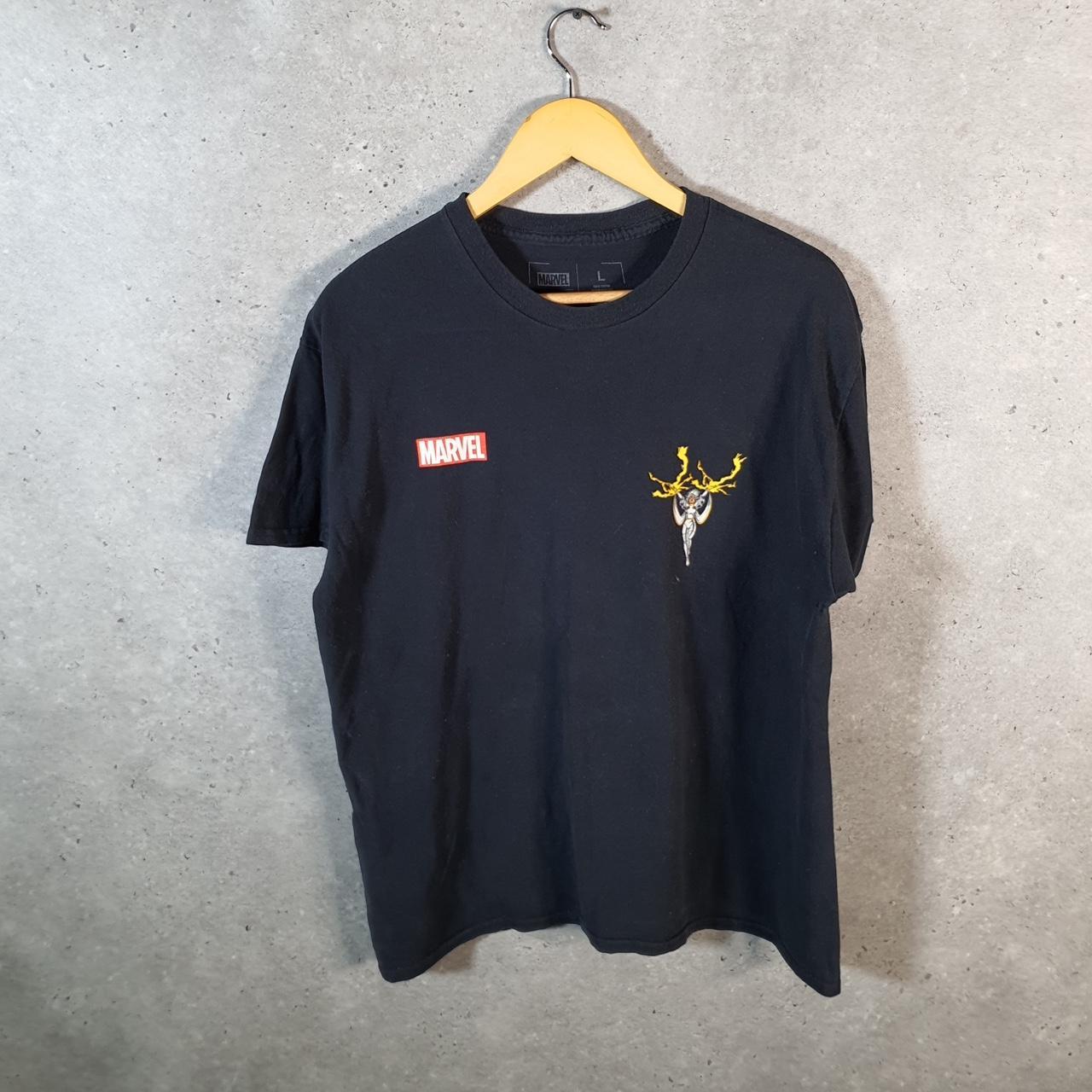 Vintage Marvel True Power T Shirt Men’s Large Black Movie Graphic Cartoon