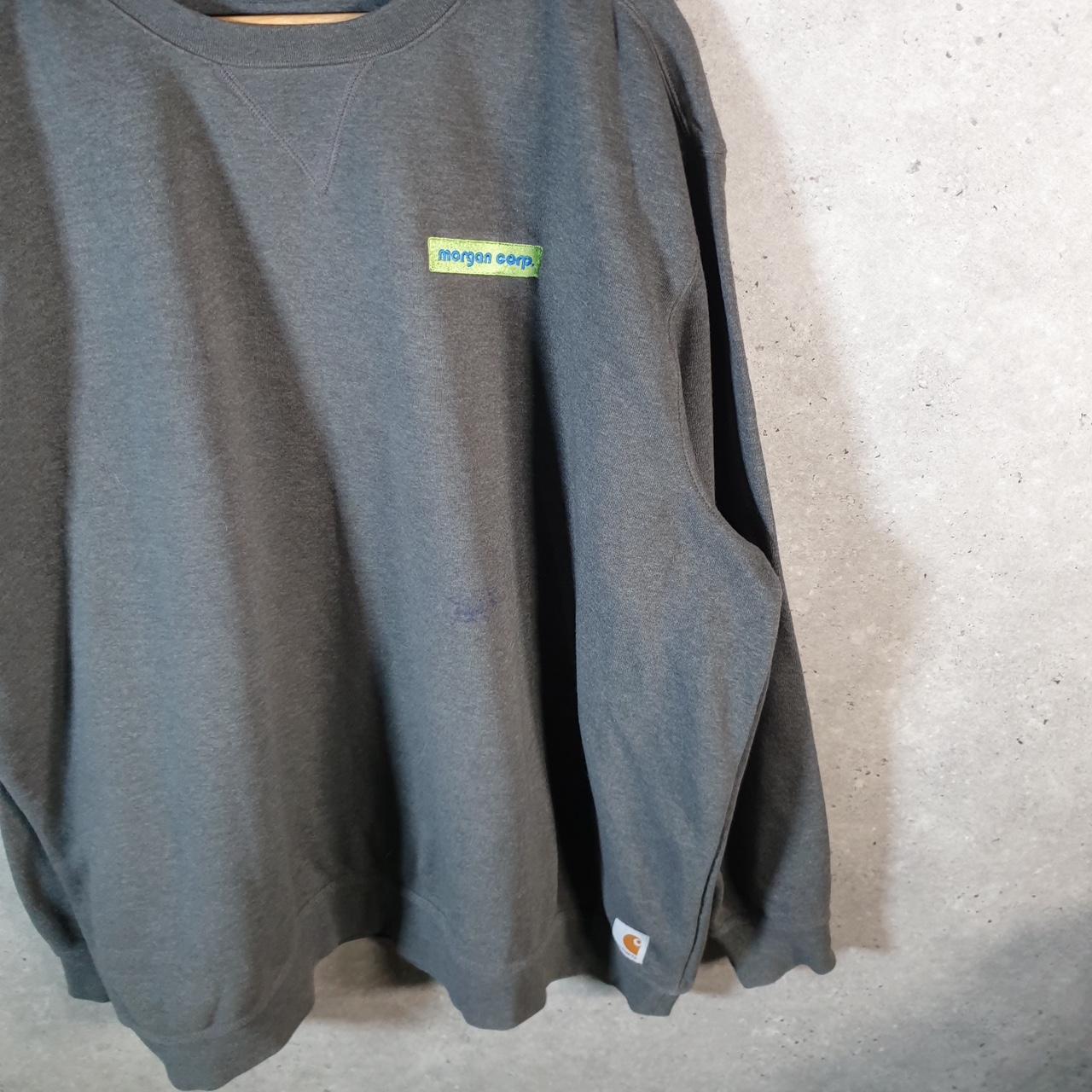 Vintage Carhartt Sweatshirt Mens 3XL Grey Pullover Blank Sweatshirt USA Original Fit